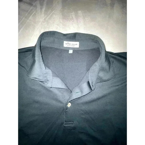 Mens Peter Millar Summer Comfort Drum Performance Jersey Polo Size Large - Picture 3 of 7